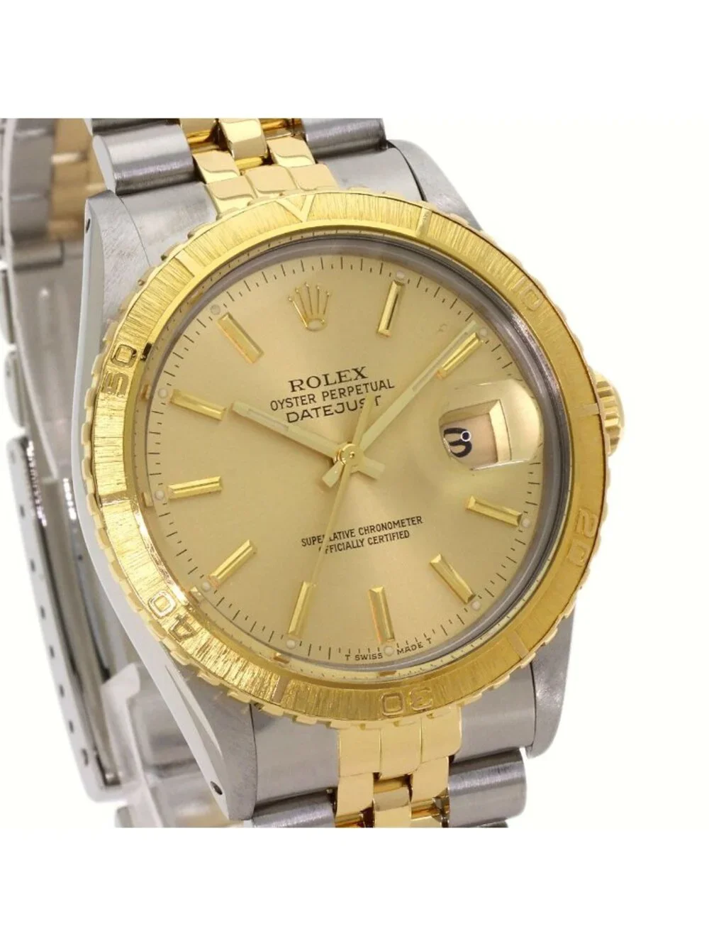 Rolex Datejust Thunderbird Watch SS Yellow Gold 18k